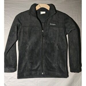 Columbia Unisex Youth‎ Granite Mountain Fleece Jacket Size S XB1107 Black